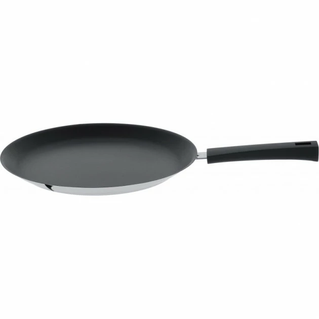 Crêpière Mutine Ø 26 Cm Manche Fixe Anti-Adhésive Inox Cristel 3 Crêpière Mutine Ø 26 Cm Manche Fixe Anti-Adhésive Inox Cristel