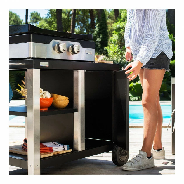 Desserte Plancha 99 X 64 Cm X H 102 Cm Outdoor De Buyer 4 Desserte Plancha 99 X 64 Cm X H 102 Cm Outdoor De Buyer – Image 2