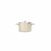 Faitout Émaillé 20cm Crème KitchenAid -Cookway boutique faitout emaille 20cm creme kitchenaid