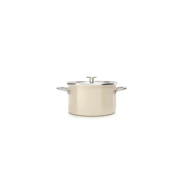 Faitout Émaillé 20cm Crème KitchenAid 3 Faitout Émaillé 20cm Crème KitchenAid