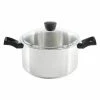 Faitout En Inox Avec Couvercle 24 Cm 5,7 L Expert Touch Pyrex -Cookway boutique faitout en inox avec couvercle 24 cm 57 l expert touch pyrex