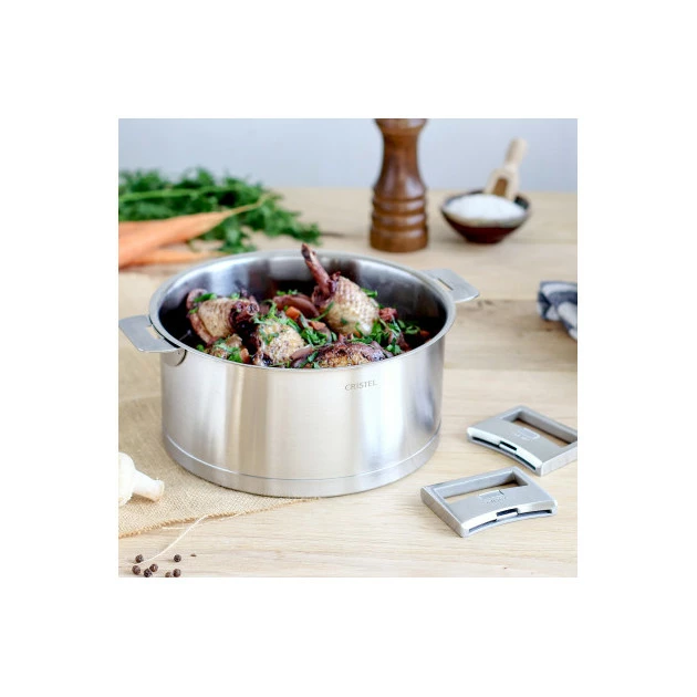 Faitout Ø 22 Cm Strate Amovible Inox Cristel 7 Faitout Ø 22 Cm Strate Amovible Inox Cristel – Image 5