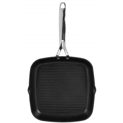 Grill Carré Castel'Pro 28 Cm Poignée Fixe Ultralu Cristel