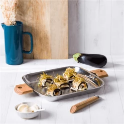 Grill Carré Casteline 30 Cm Poignée Amovible Inox Cristel 9 Grill Carré Casteline 30 Cm Poignée Amovible Inox Cristel -Cookway boutique grill carre casteline 30 cm poignee amovible inox cristel 3