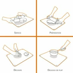 Lot 2 Protections Plaque De Cuisson En Verre Noir Pebbly -Cookway boutique lot 2 protections plaque de cuisson en verre noir pebbly 1