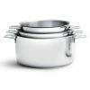 De Buyer Lot De 3 Casseroles Twisty 16, 18 Et 20 Cm
