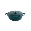 Marmite En Fonte 26 Cm Deep Teal Le Creuset Signature -Cookway boutique marmite en fonte 26 cm deep teal le creuset signature