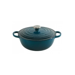 Marmite En Fonte 26 Cm Deep Teal Le Creuset Signature