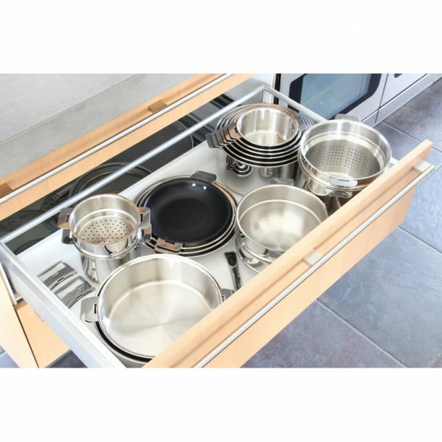 Marmite Mutine Ø 22 Cm Manche Amovible Inox Cristel 8 Marmite Mutine Ø 22 Cm Manche Amovible Inox Cristel – Image 6