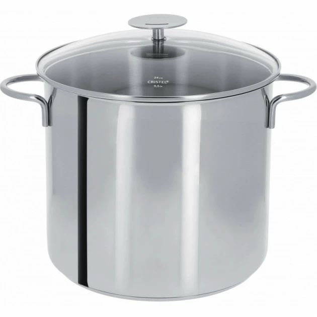 Marmite Mutine Ø 22 Cm Manche Fixe Inox Cristel 3 Marmite Mutine Ø 22 Cm Manche Fixe Inox Cristel