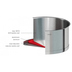 Marmite Ø 20 Cm Strate Amovible Inox Cristel -Cookway boutique marmite o 20 cm strate amovible inox cristel 1