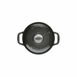 Mini Cocotte En Fonte Ronde 10 Cm Caviar Chasseur