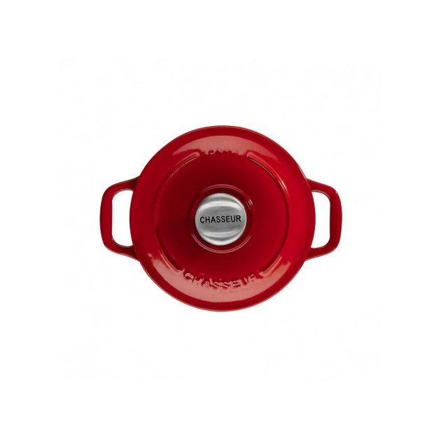 Mini Cocotte En Fonte Ronde 10 Cm Rubis Chasseur 3 Mini Cocotte En Fonte Ronde 10 Cm Rubis Chasseur