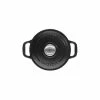 Mini Cocotte En Fonte Ronde 16 Cm Noir Mat Chasseur