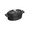 Mini Cocotte Ovale 11 Cm Staub Fonte Noir