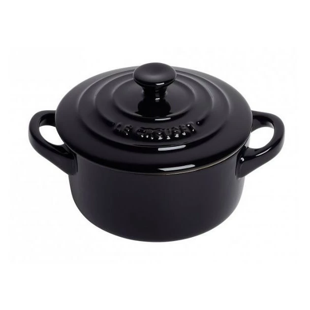Mini Cocotte Ronde Céramique Noir Ebène 10 Cm 0.25 L Le Creuset 3 Mini Cocotte Ronde Céramique Noir Ebène 10 Cm 0.25 L Le Creuset