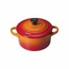 Mini Cocotte Ronde Céramique Volcanique 10 Cm 0.25 L Le Creuset -Cookway boutique mini cocotte ronde ceramique volcanique 10 cm 025 l le creuset