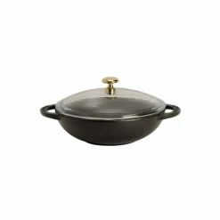 Mini Wok En Fonte 18 Cm Noir Mat Chasseur