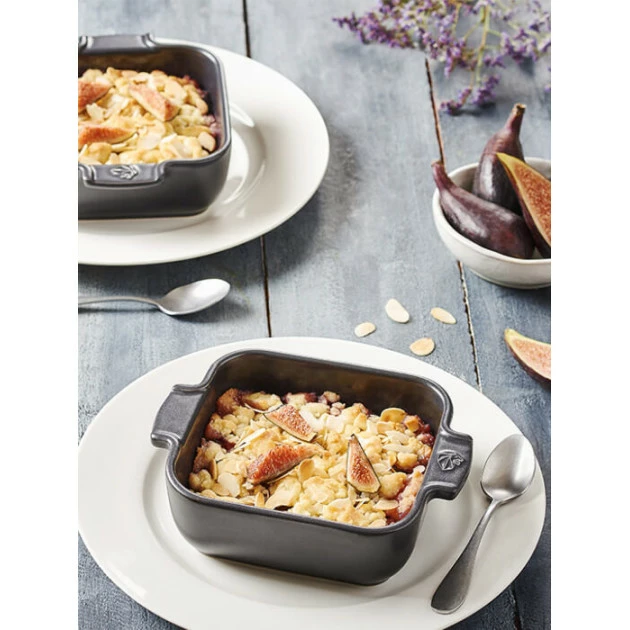 Plat à Four Carré En Céramique Appolia 18 Cm Ardoise Peugeot 5 Plat à Four Carré En Céramique Appolia 18 Cm Ardoise Peugeot – Image 3