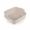 Plat à Four Carré En Céramique Appolia 18 Cm Ecru Peugeot