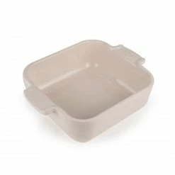 Plat à Four Carré En Céramique Appolia 18 Cm Ecru Peugeot