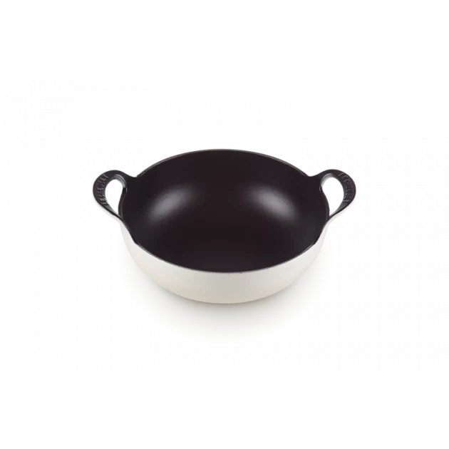 Plat Balti En Fonte Rond 24 Cm Meringue Le Creuset 4 Plat Balti En Fonte Rond 24 Cm Meringue Le Creuset – Image 2
