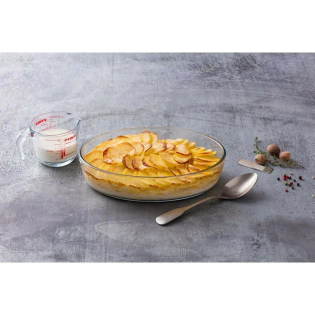 Plat à Four En Verre Ovale 39 X 27 Cm 4 L Classic Pyrex 4 Plat à Four En Verre Ovale 39 X 27 Cm 4 L Classic Pyrex – Image 2