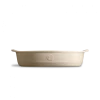 Plat à Four Ovale En Céramique 36,5 X 22,5 Cm Argile Emile Henry