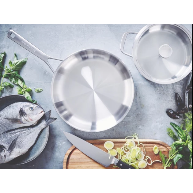 Poêle à Frire Inox 28cm KitchenAid 5 Poêle à Frire Inox 28cm KitchenAid – Image 3