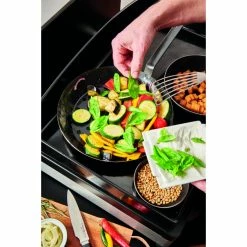 Poêle à Légumes Perforée Tôle Bleue Ø 28 Cm Outdoor De Buyer -Cookway boutique poele a legumes perforee tole bleue o 28 cm outdoor de buyer 3