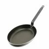 Poêle à Poisson Ovale ø36 Cm Antiadhésive Choc Resto Induction De Buyer