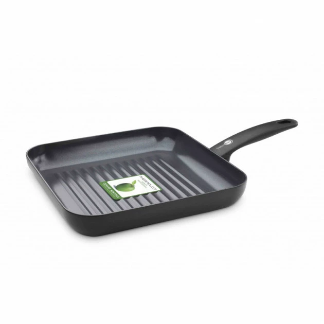 Poêle En Céramique Grill Carré 28 Cm, Collection CAMBRIDGE GreenPan™ 3 Poêle En Céramique Grill Carré 28 Cm, Collection CAMBRIDGE GreenPan™