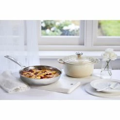 Poêle Inox 26 Cm Le Creuset Signature -Cookway boutique poele inox 26 cm le creuset 2