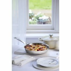 Poêle Inox 30 Cm Le Creuset Signature -Cookway boutique poele inox 30 cm le creuset 2