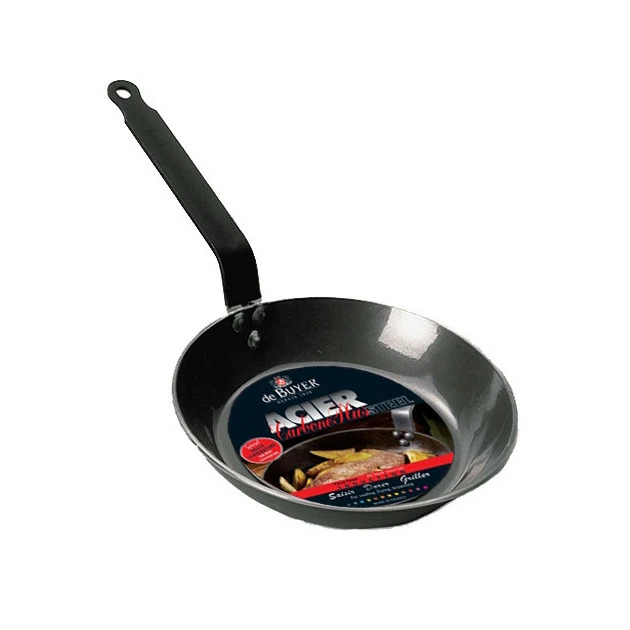 Poêle Lyonnaise Carbone Plus Ø 20 Cm De Buyer - Poêle à Frire Ronde 4 Poêle Lyonnaise Carbone Plus Ø 20 Cm De Buyer - Poêle à Frire Ronde – Image 2