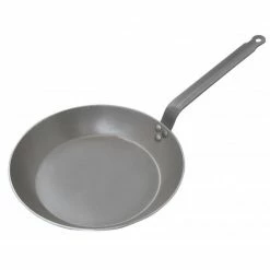 Poêle Lyonnaise Carbone Plus Ø 24 Cm De Buyer, Tôle, Queue Feuillard