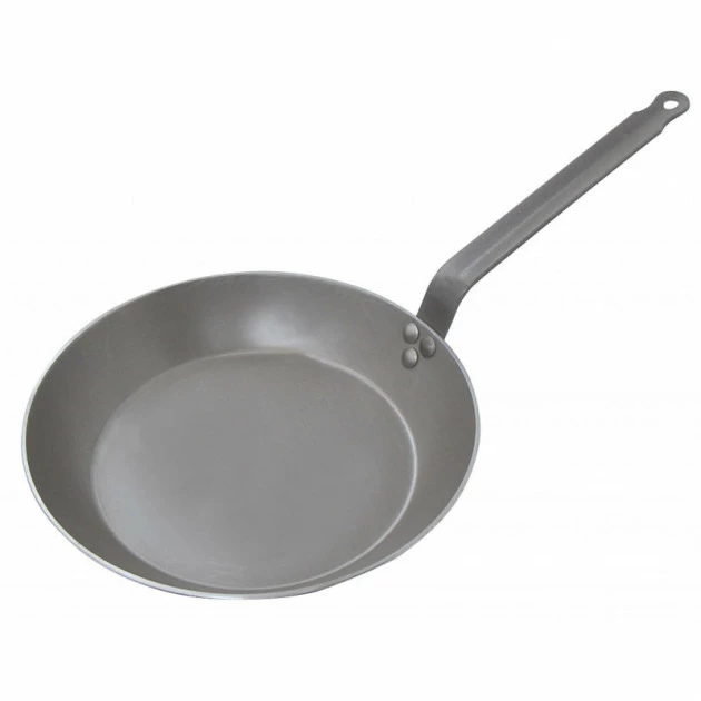 Poêle Lyonnaise Carbone Plus Ø 24 Cm De Buyer, Tôle, Queue Feuillard 3 Poêle Lyonnaise Carbone Plus Ø 24 Cm De Buyer, Tôle, Queue Feuillard