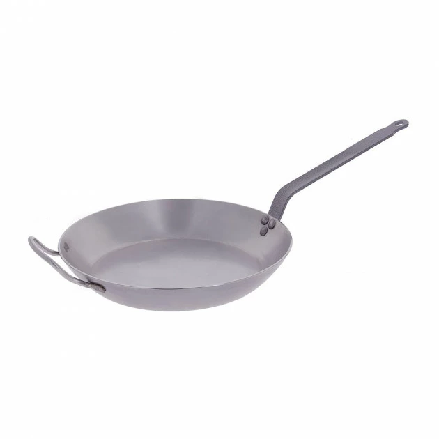 Poêle Lyonnaise Carbone Plus Ø 40 Cm De Buyer, Tôle, Queue Feuillard 3 Poêle Lyonnaise Carbone Plus Ø 40 Cm De Buyer, Tôle, Queue Feuillard