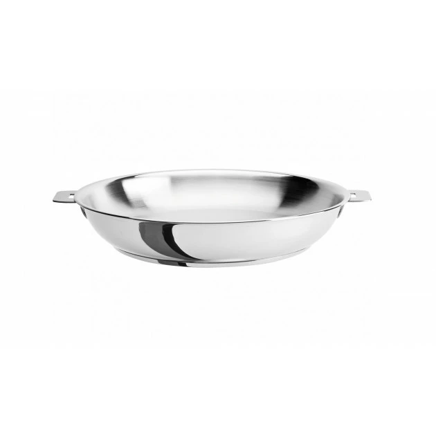 Poêle Lyonnaise Mutine Ø 24 Cm Inox Amovible Cristel 3 Poêle Lyonnaise Mutine Ø 24 Cm Inox Amovible Cristel