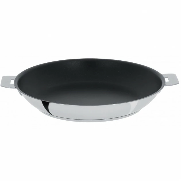 Poêle Mutine Ø 26 Cm Manche Amovible Anti-Adhésive Inox Cristel 3 Poêle Mutine Ø 26 Cm Manche Amovible Anti-Adhésive Inox Cristel