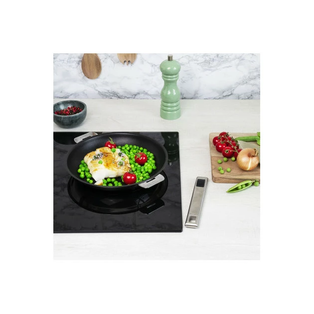 Poêle Ø 22 Cm Strate Amovible Inox Exceliss Cristel 7 Poêle Ø 22 Cm Strate Amovible Inox Exceliss Cristel – Image 5