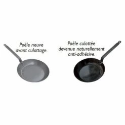 Poêle Ø 28 Cm Minéral B Element De Buyer - Poêles En Fer -Cookway boutique poele o 28 cm mineral b element de buyer poeles en fer 3