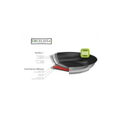 Poêle Ø 30 Cm Strate Amovible Inox Exceliss Cristel -Cookway boutique poele o 30 cm strate amovible exceliss cristel 1