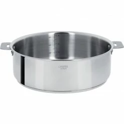 Sauteuse Casteline Ø 24 Cm Manche Amovible Inox Cristel