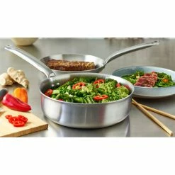 Sauteuse Droite Inox Ø 28 Cm Alchimy De Buyer -Cookway boutique sauteuse droite inox o 28 cm alchimy de buyer 1
