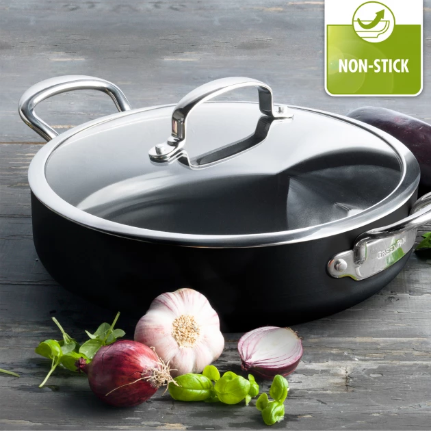 Sauteuse En Céramique 30 Cm Et Son Couvercle, Collection BARCELONA PRO GreenPan™ 3 Sauteuse En Céramique 30 Cm Et Son Couvercle, Collection BARCELONA PRO GreenPan™