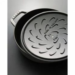 Sauteuse En Fonte Chistera 24 Cm Gris Graphite Staub -Cookway boutique sauteuse en fonte chistera 24 cm gris graphite staub 2