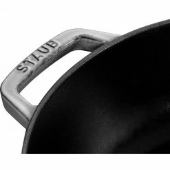 Sauteuse En Fonte Chistera 24 Cm Gris Graphite Staub -Cookway boutique sauteuse en fonte chistera 24 cm gris graphite staub 4