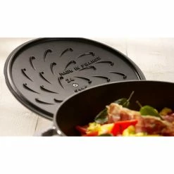 Sauteuse En Fonte Chistera 24 Cm Noir Staub -Cookway boutique sauteuse en fonte chistera 24 cm noir staub 6