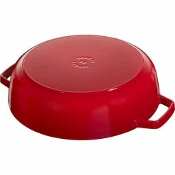 Sauteuse En Fonte Chistera 24 Cm Rouge Cerise Staub 13 Sauteuse En Fonte Chistera 24 Cm Rouge Cerise Staub -Cookway boutique sauteuse en fonte chistera 24 cm rouge cerise staub 3
